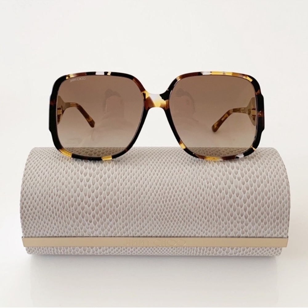 Jimmy Choo Tortoise Shell‎ Sunglasses